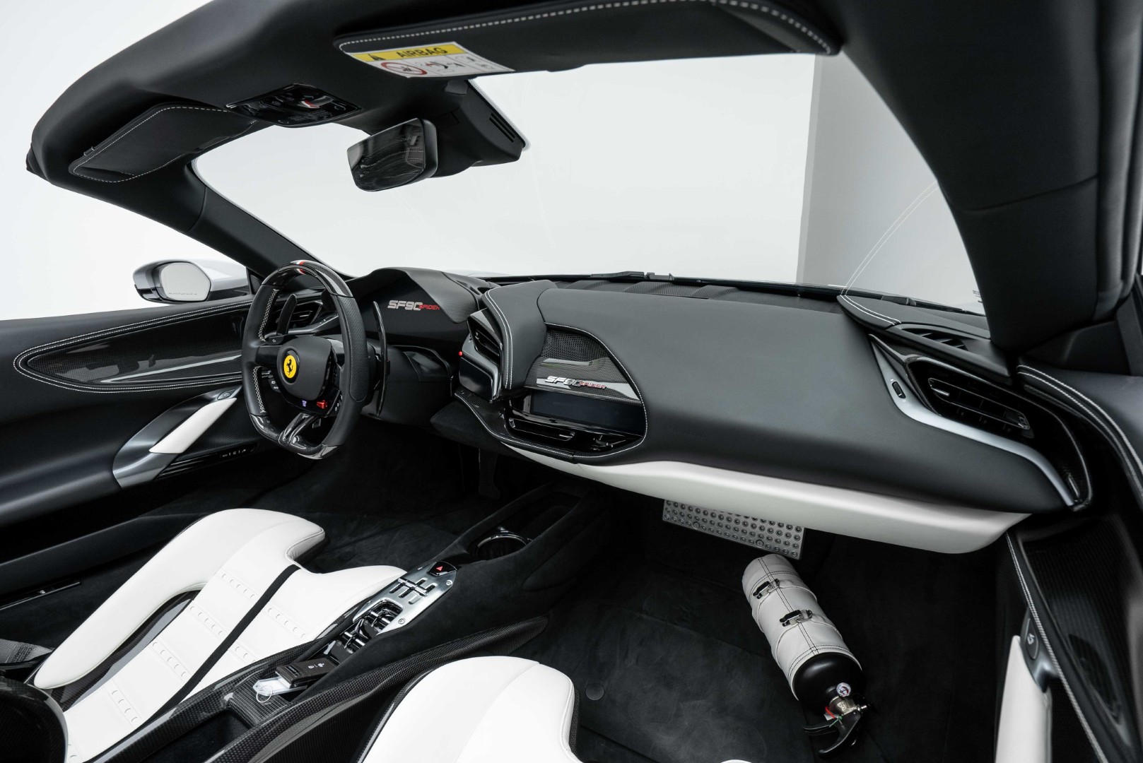 2023 FERRARI SF90 SPIDER ASSETTO FIORANO | GCC | AL TAYER CAR | FULL CARBON | EXTRANGE COLOUR | WARRANTY AND SERVICE 